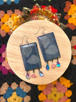 The Lovers Tarot Card Skeleton Earrings